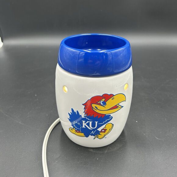 Kansas University KU Jayhawks  Basketball Scentsy, Inc. Full Size Wax Warmer - Picture 2 of 6